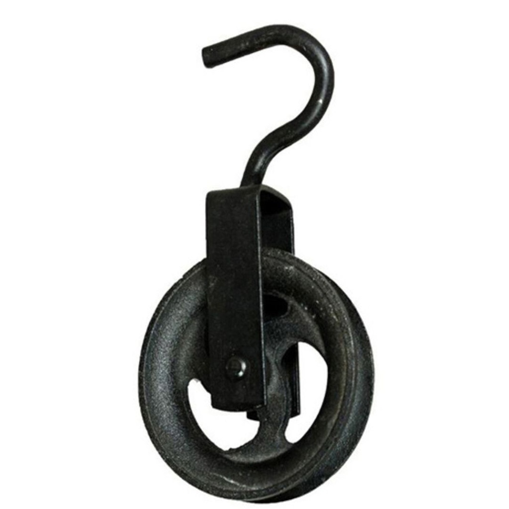 بكرة سحب أسود