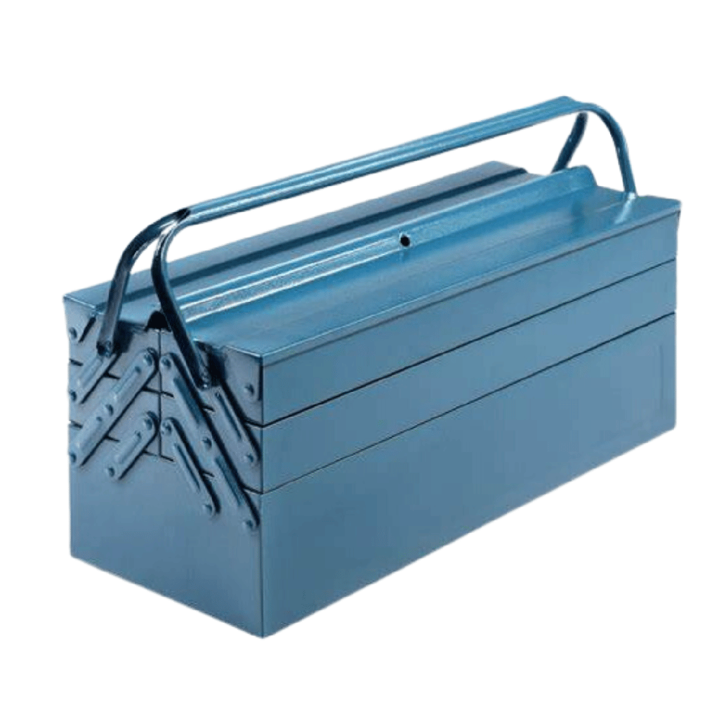 شنطة حديد ازرق