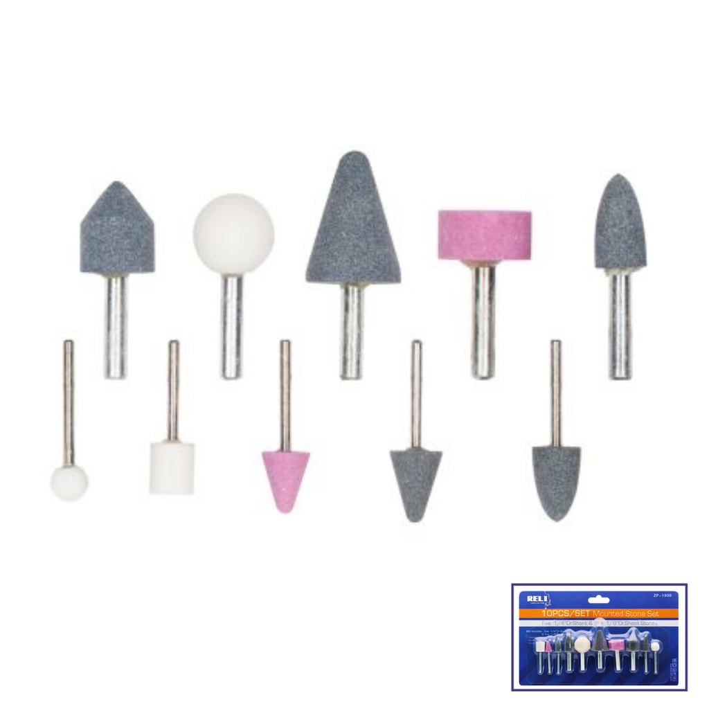 طقم احجار صنفرة 10 قطع