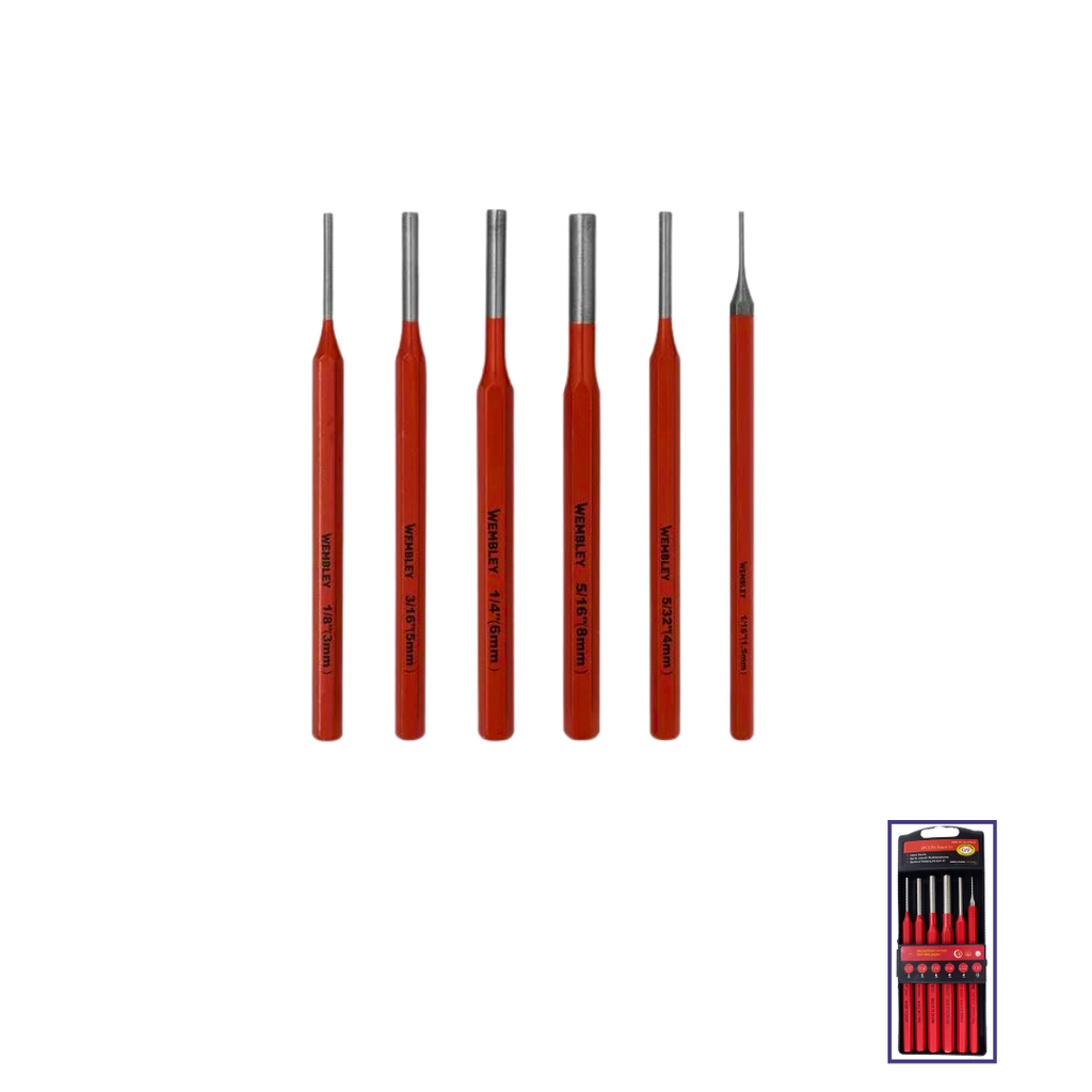 طقم ازميل حديد 6 قطع