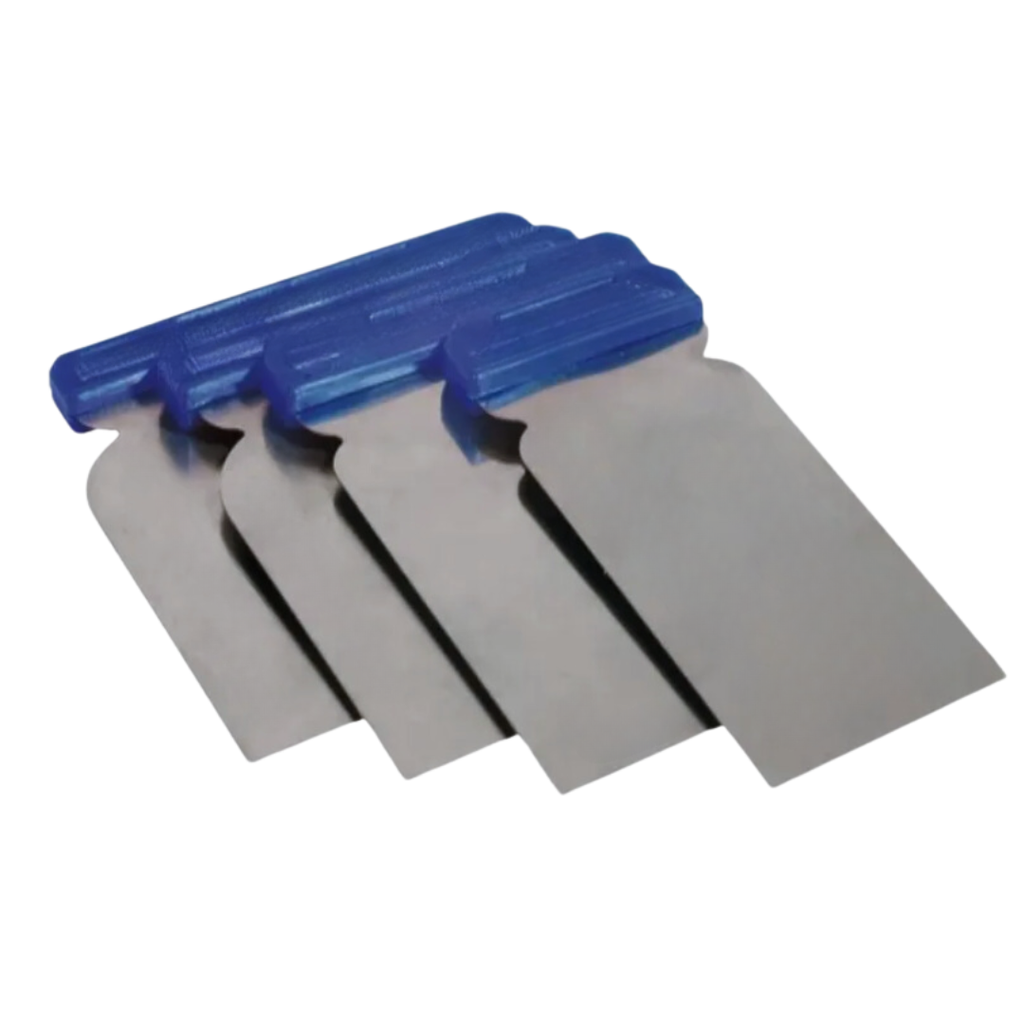 طقم سكين معجون حديد 4 قطع