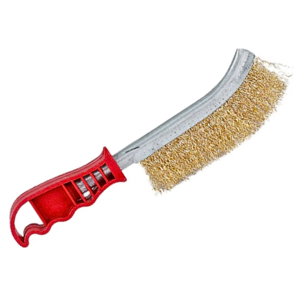 فرشة تنظيف يد بلاستيك نحاس