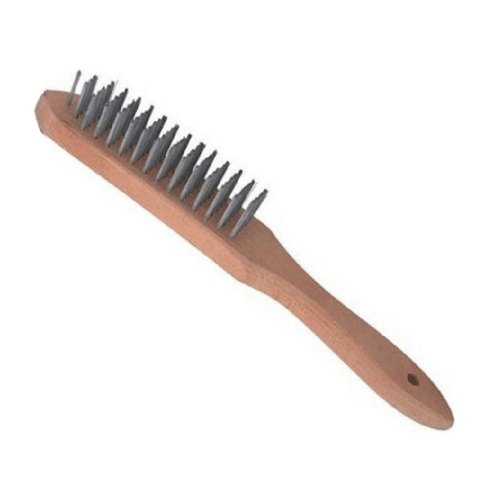 فرشة تنظيف يد خشب حديد