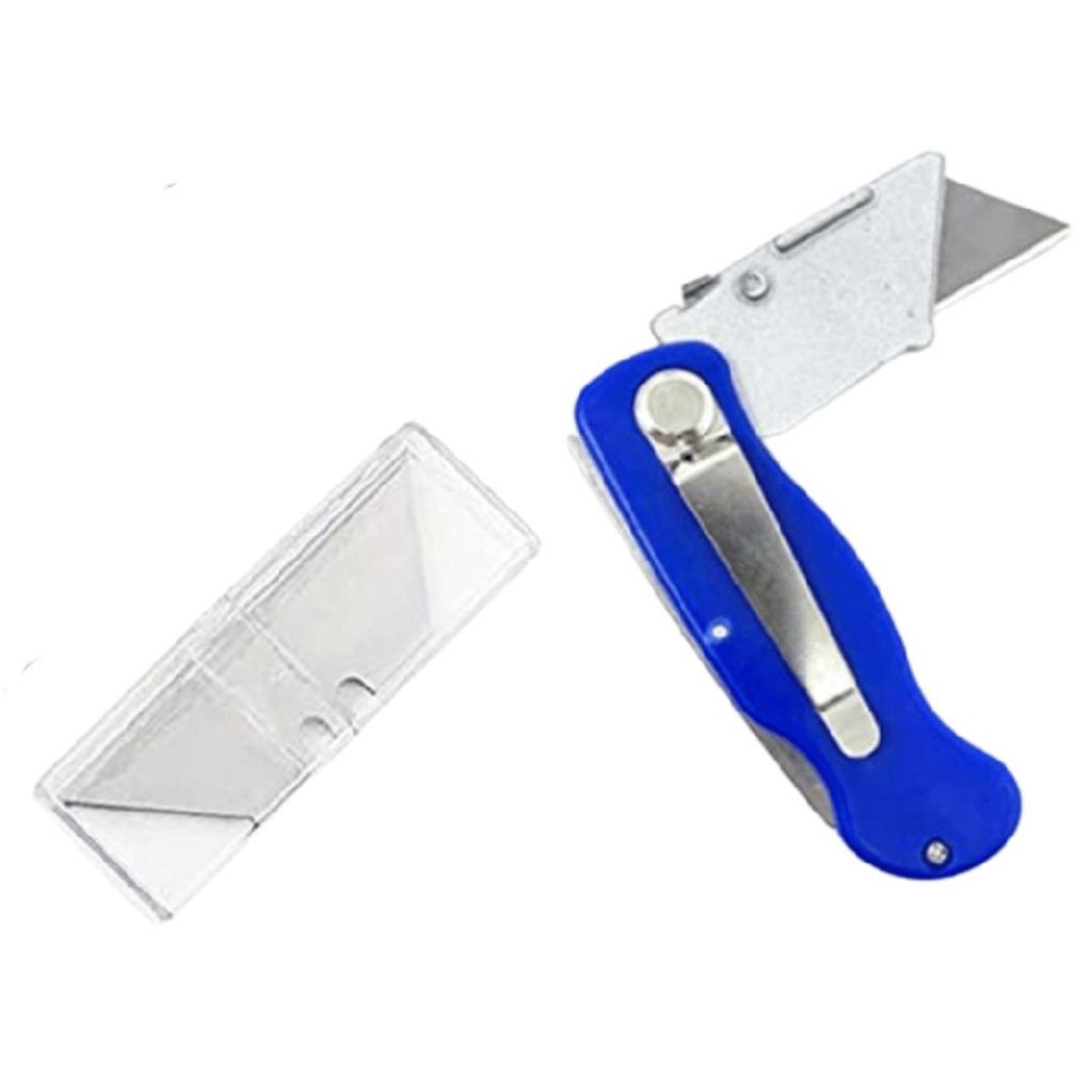 مشرط مطوي مع غيار بكرت