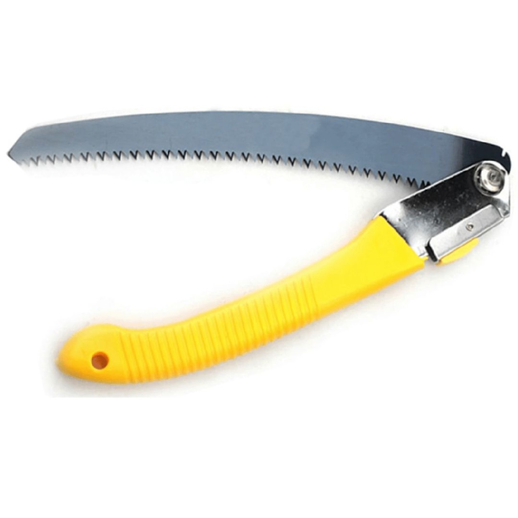 منشار مطوي يد بلاستيك اصفر