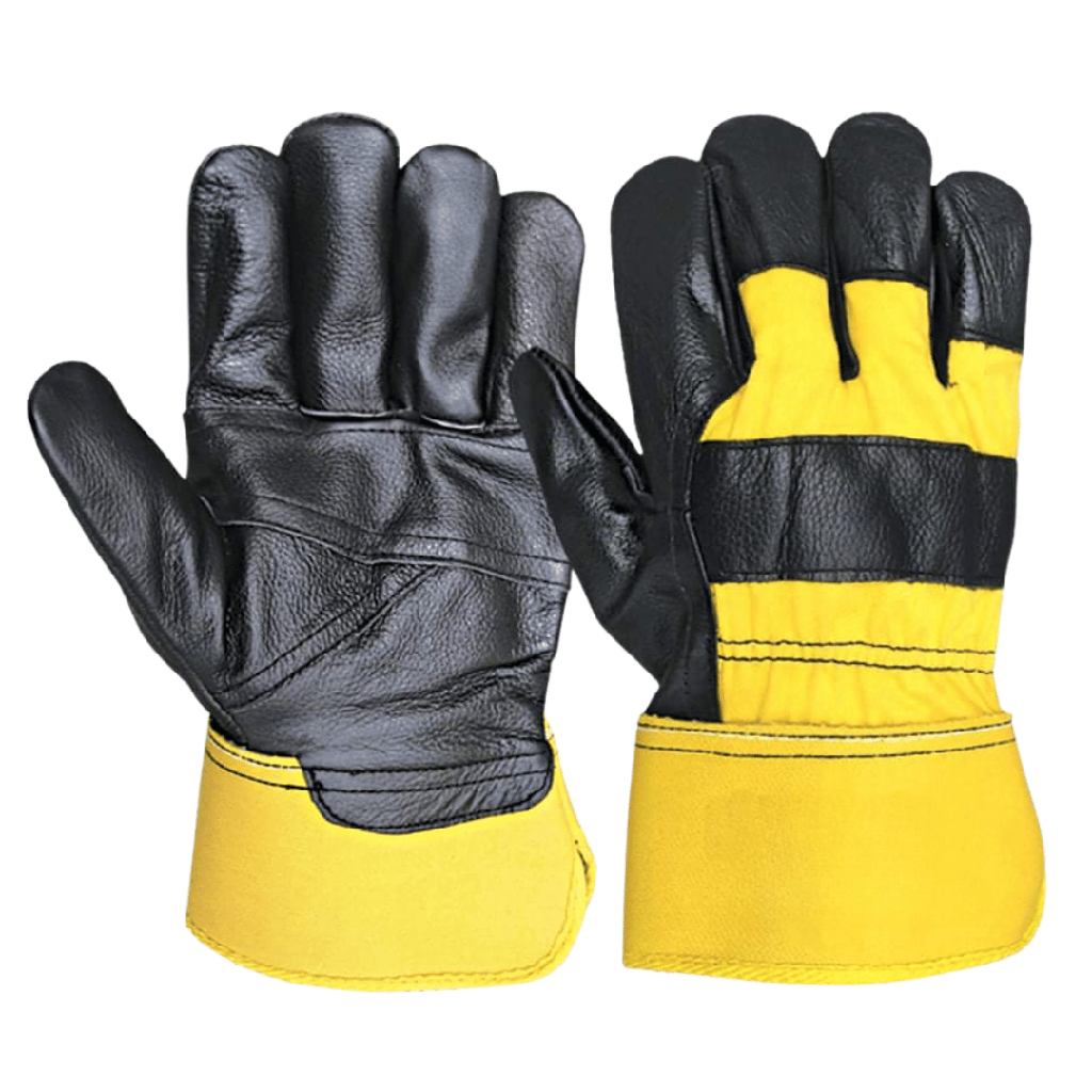 كفوف جلد اصفر باكستاني